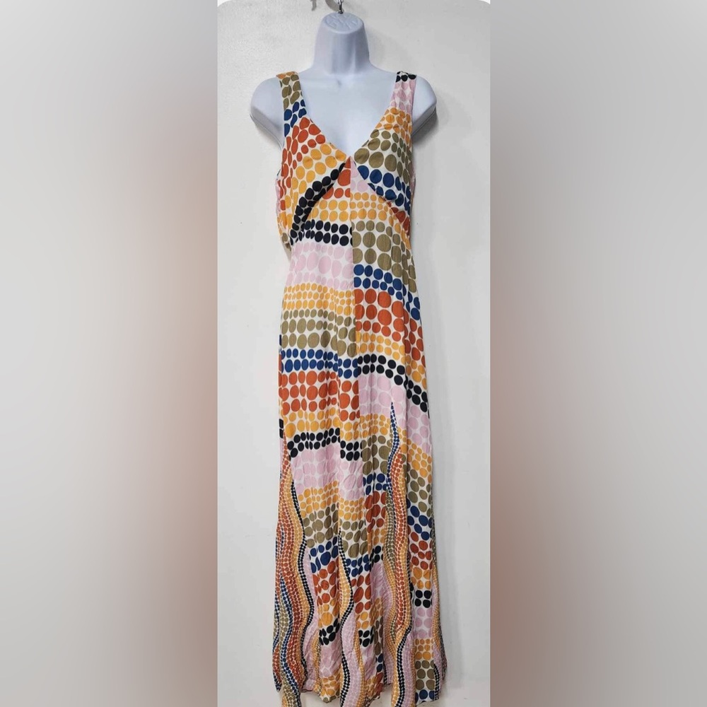 Anthropologie The Odells Dot-Printed Maxi Dress Size XS. B17 - Picture 9 of 11